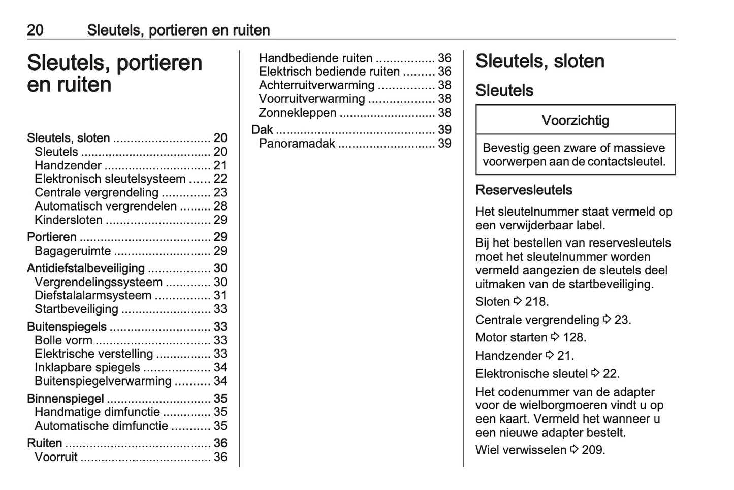 2019-2020 Opel Crossland X Gebruikershandleiding | Nederlands