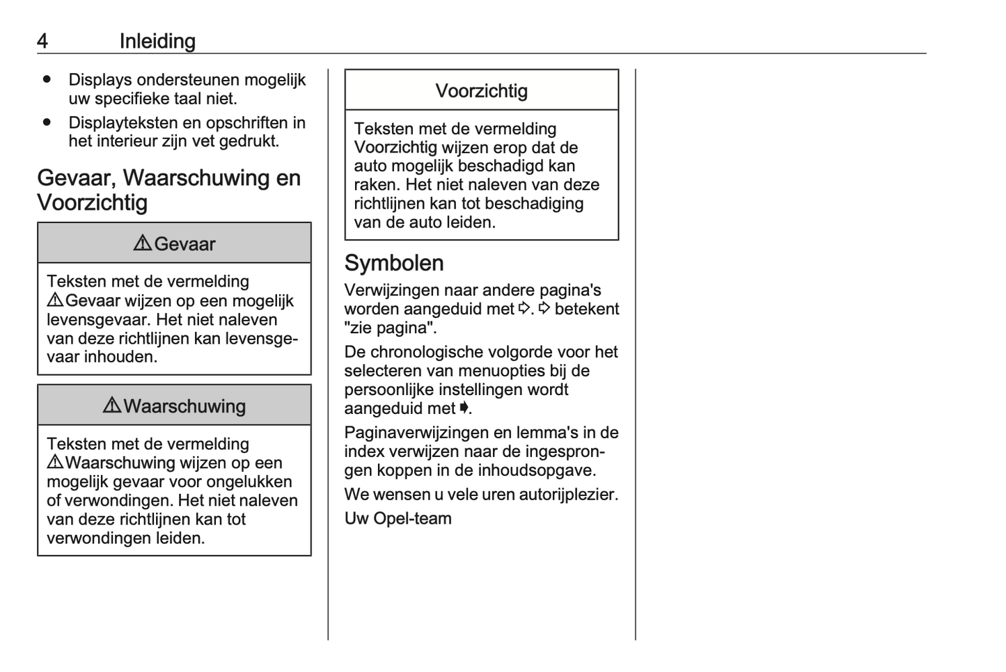 2023-2024 Opel Crossland Owner's Manual | Dutch