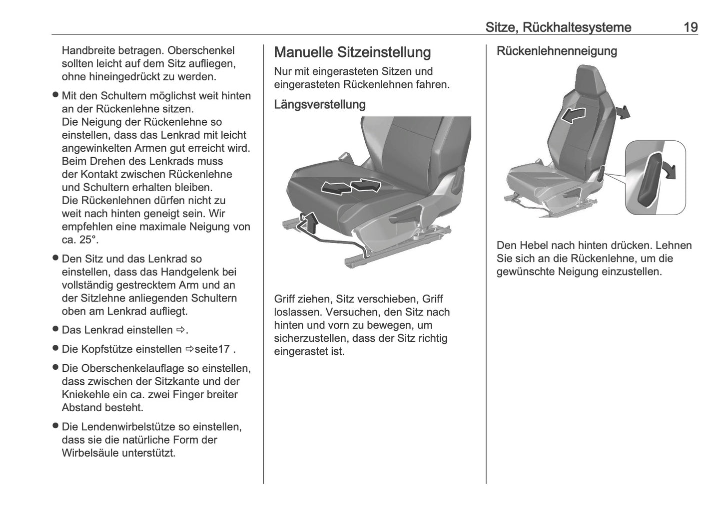 2025 Opel Frontera Owner's Manual | German