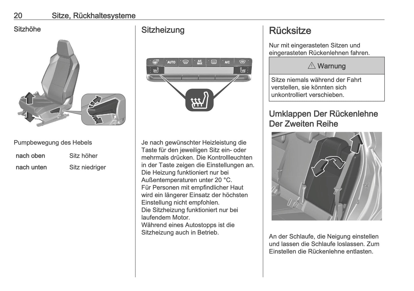 2025 Opel Frontera Owner's Manual | German
