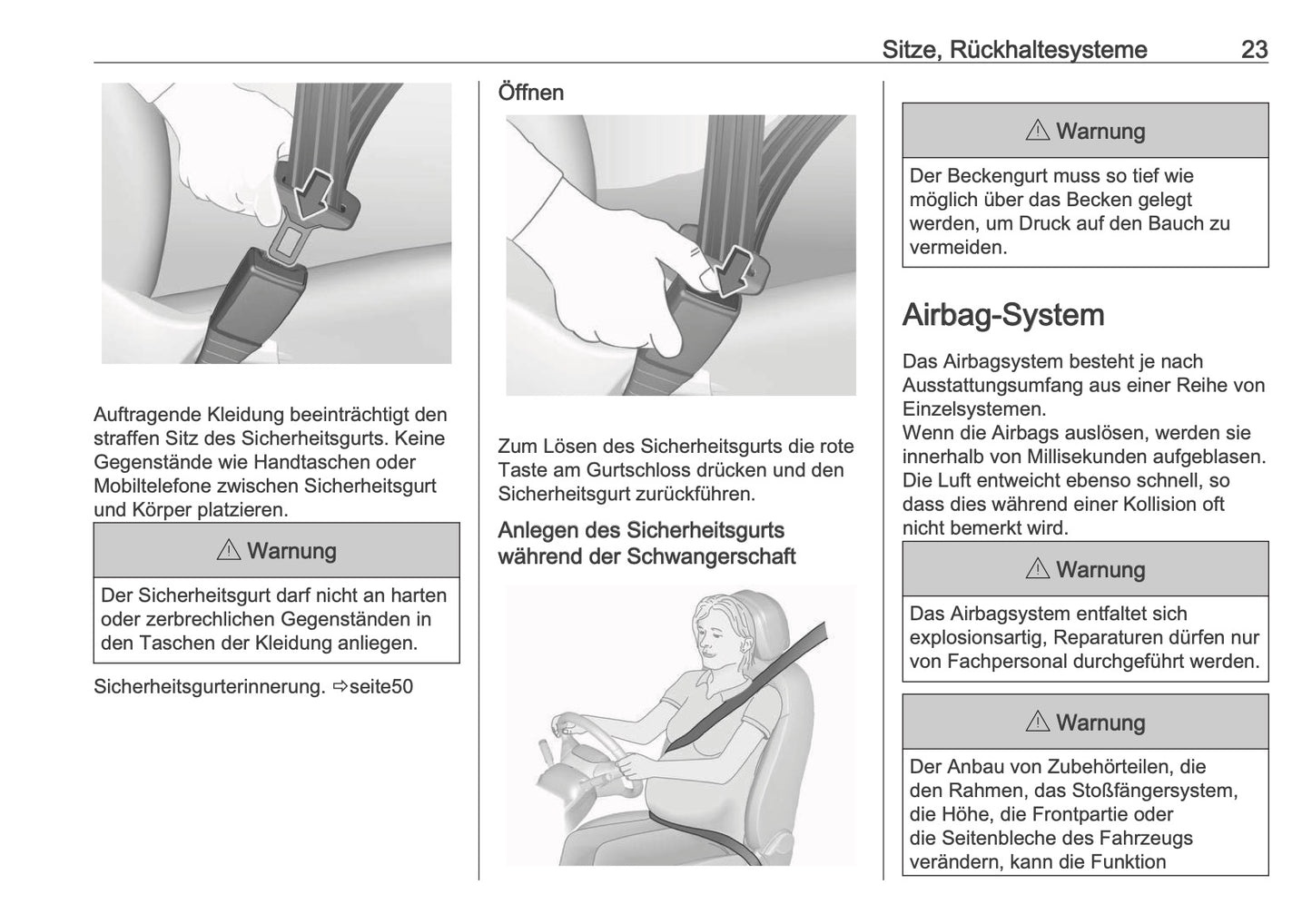 2025 Opel Frontera Owner's Manual | German