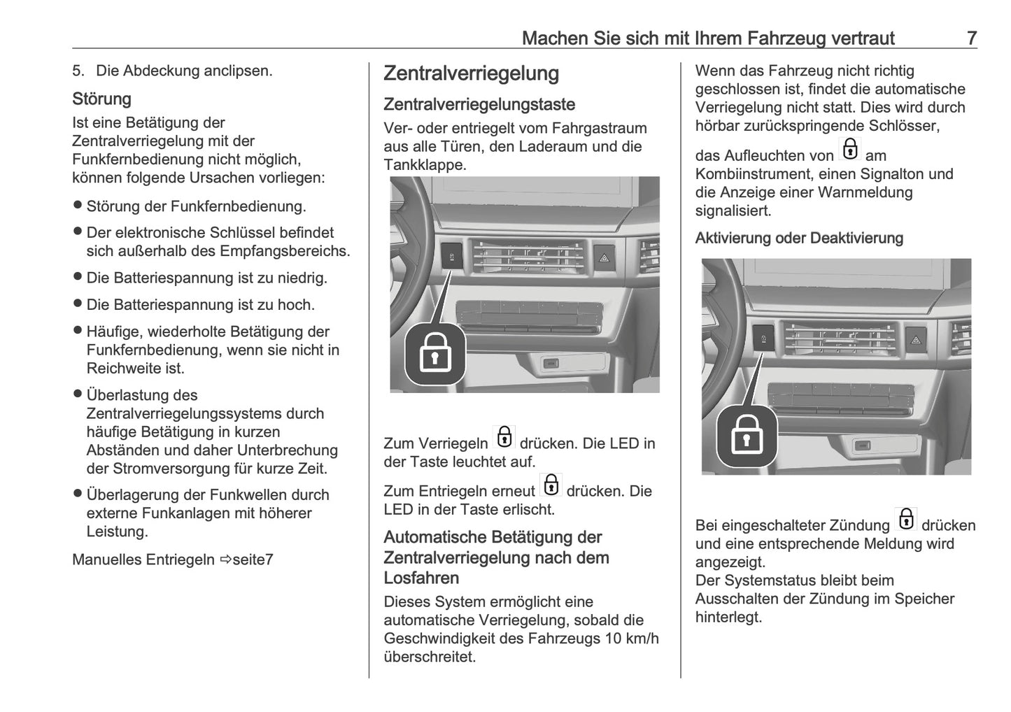 2025 Opel Frontera Owner's Manual | German