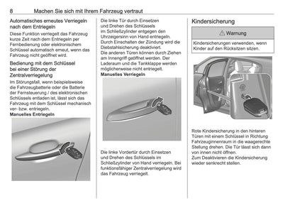 2025 Opel Frontera Owner's Manual | German