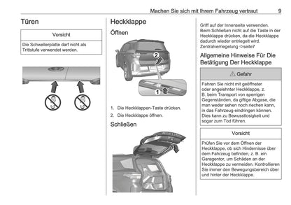 2025 Opel Frontera Owner's Manual | German