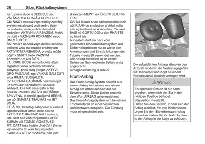 2025-2026 Opel Frontera Bedienungsanleitung | Deutsch