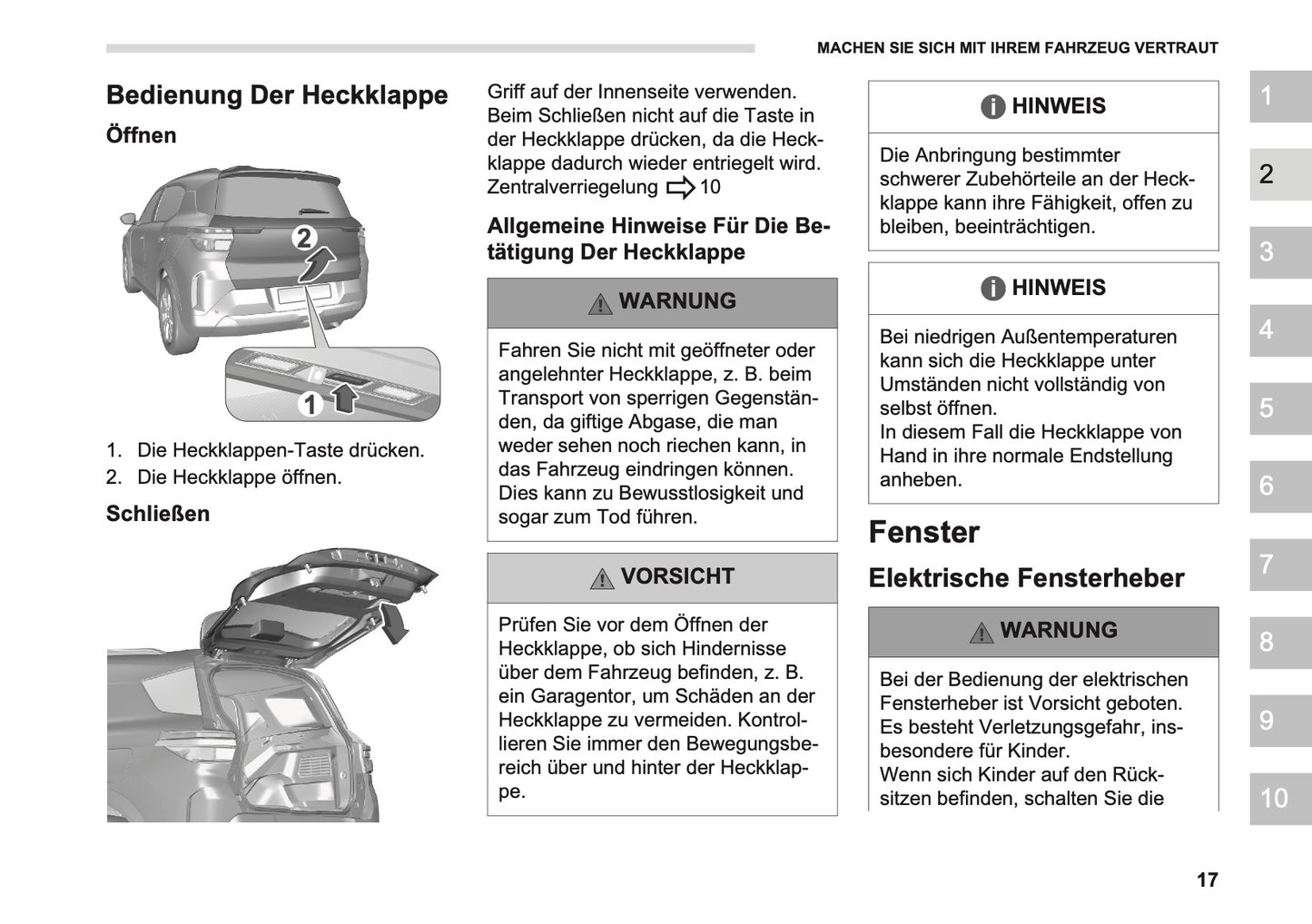 2026 Opel Frontera Owner's Manual | German