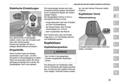 2026 Opel Frontera Owner's Manual | German