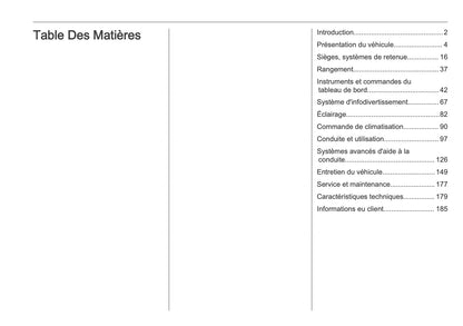 2025 Opel Frontera Owner's Manual | French