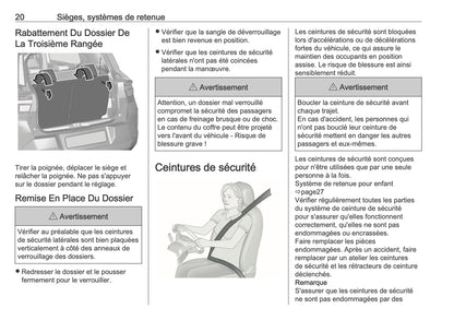 2025 Opel Frontera Owner's Manual | French