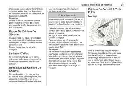 2025 Opel Frontera Owner's Manual | French