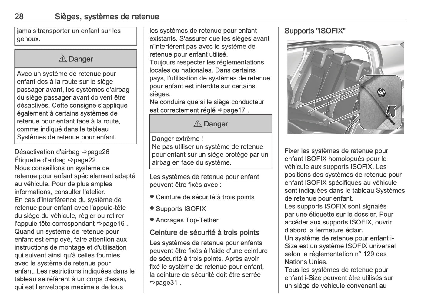 2025 Opel Frontera Owner's Manual | French