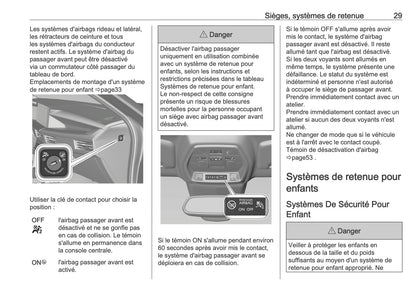 2025-2026 Opel Frontera Owner's Manual | French