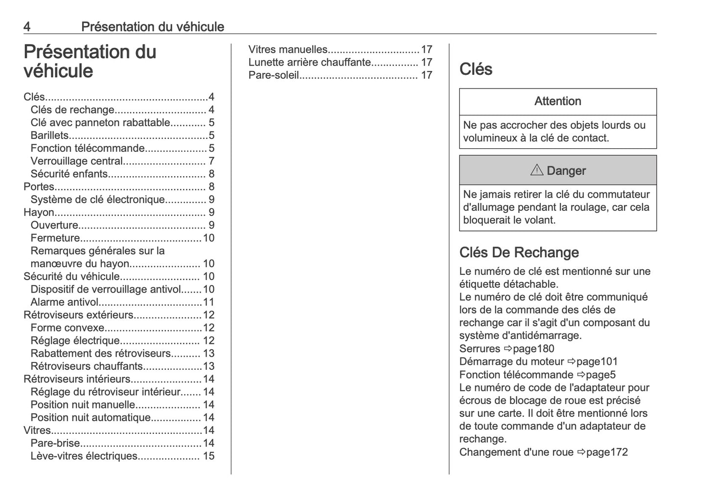 2025-2026 Opel Frontera Owner's Manual | French
