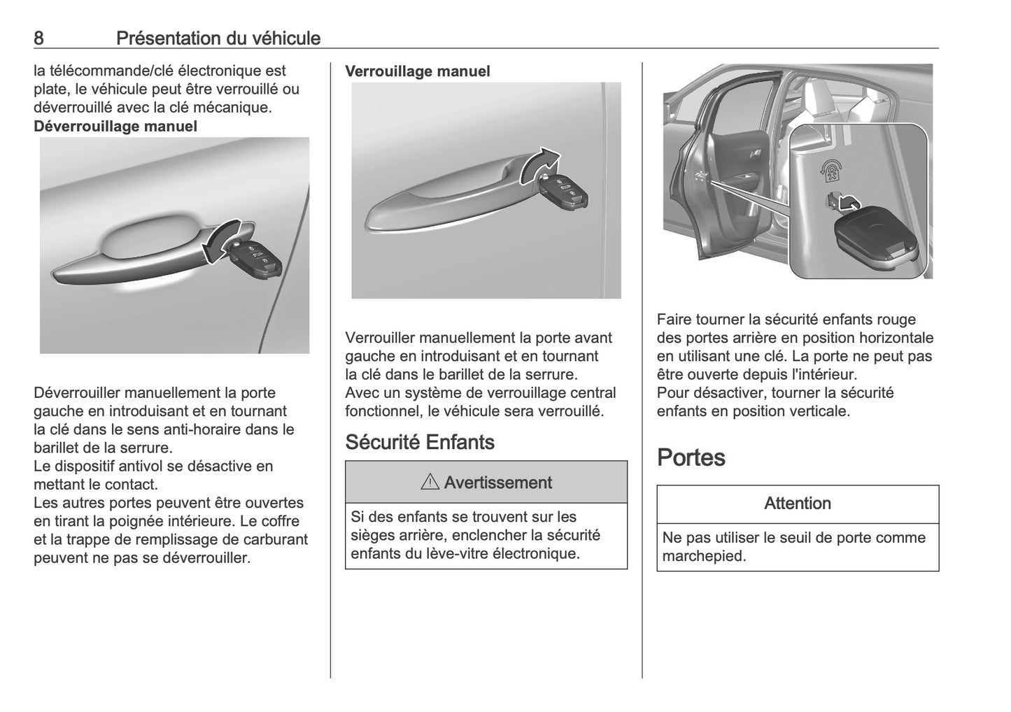 2025-2026 Opel Frontera Owner's Manual | French