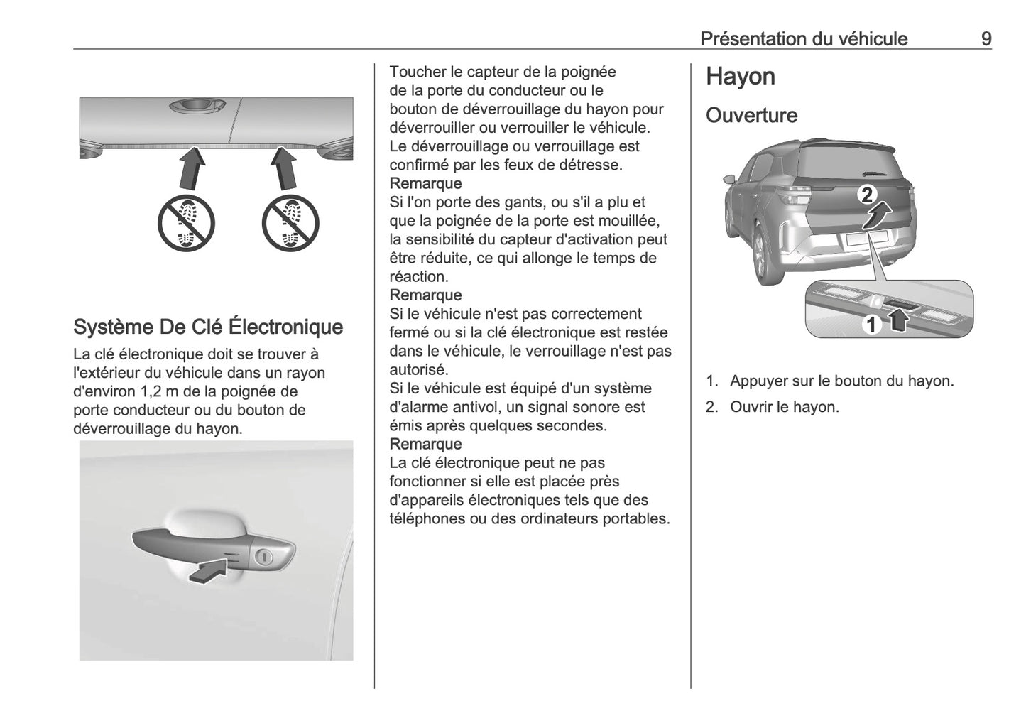 2025-2026 Opel Frontera Owner's Manual | French