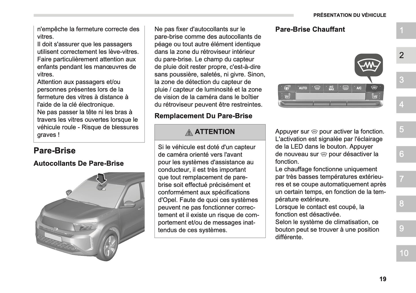 2026 Opel Frontera Manuel du propriétaire | Français