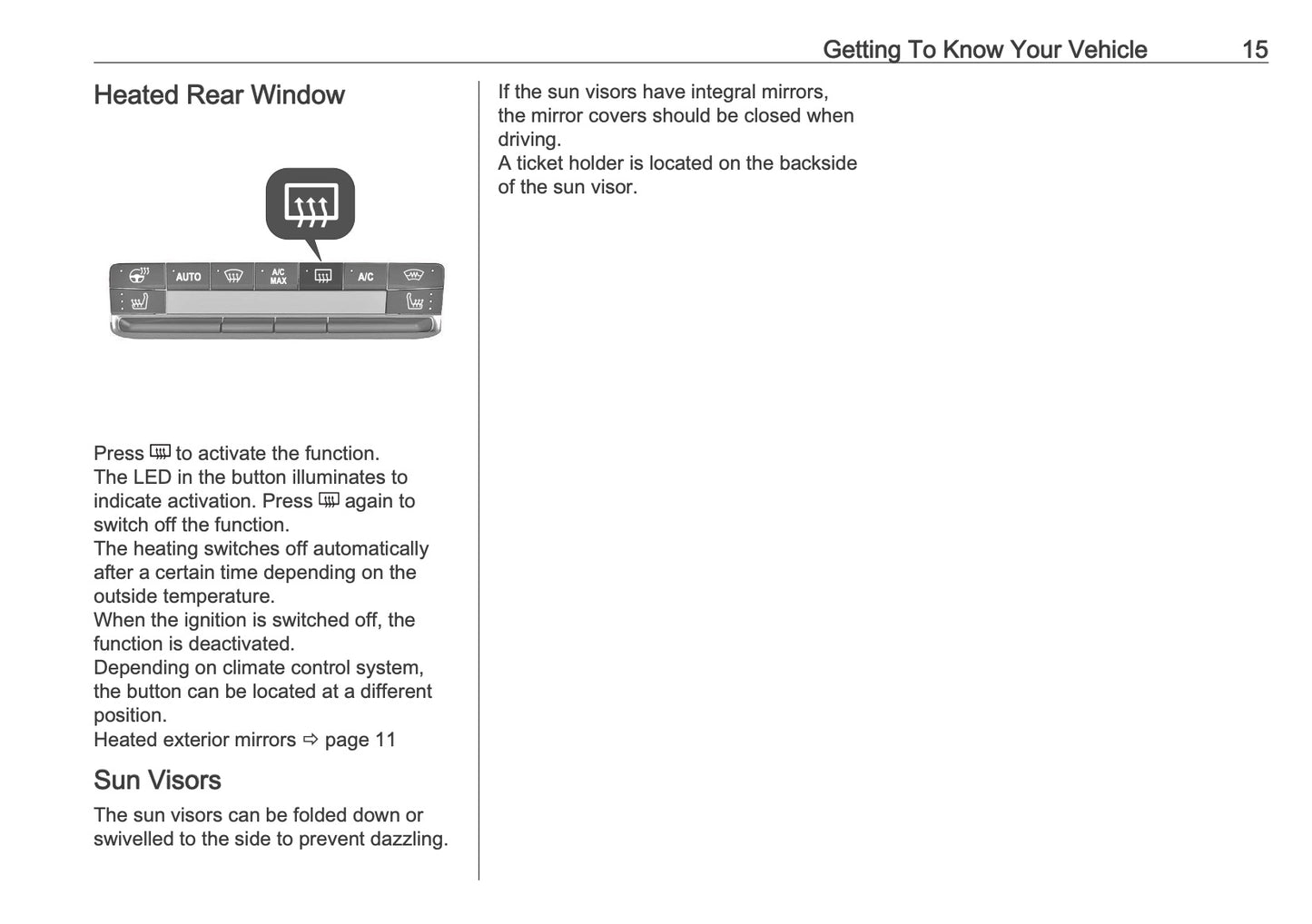 2025 Opel Frontera Owner's Manual | English