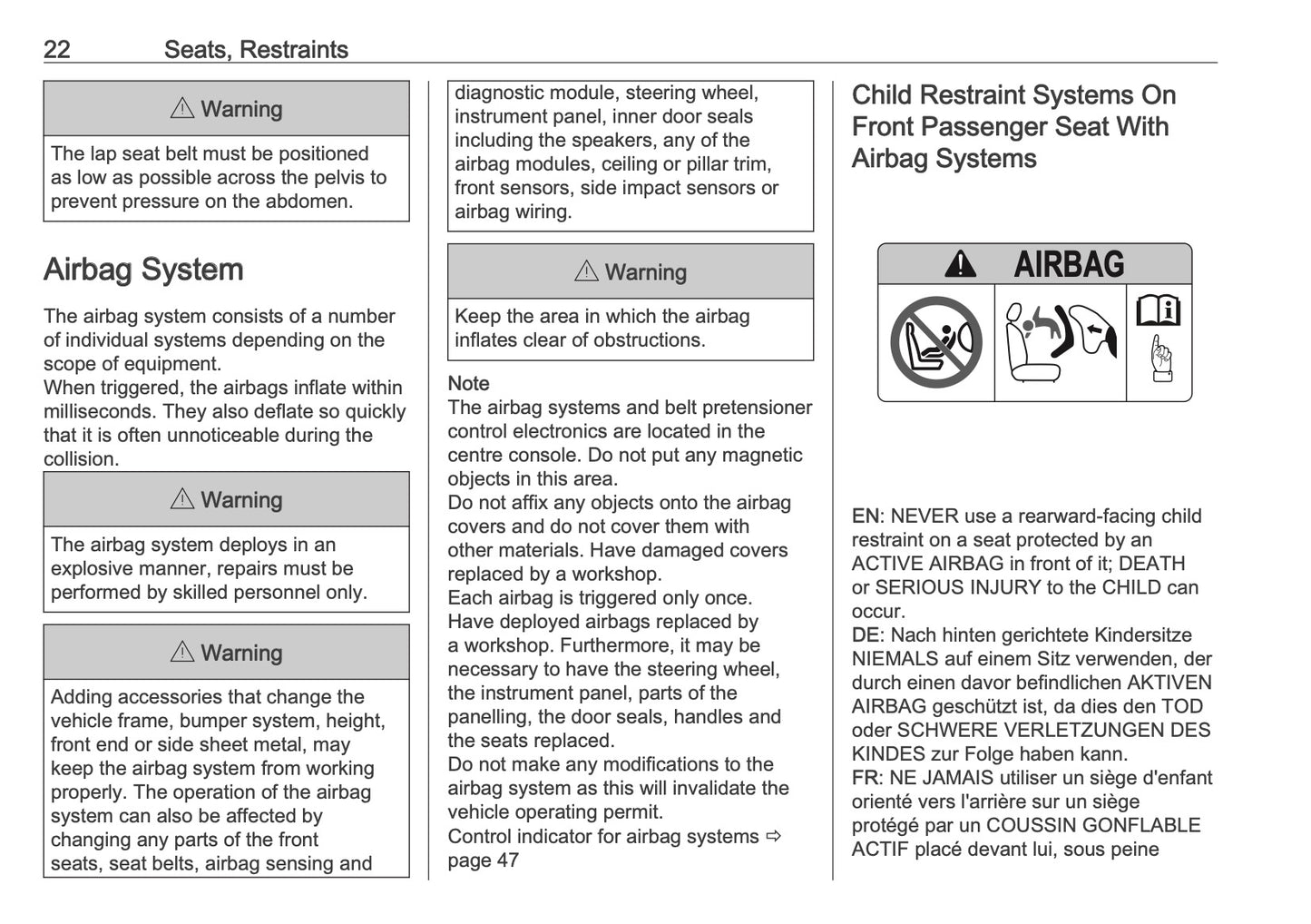 2025 Opel Frontera Owner's Manual | English