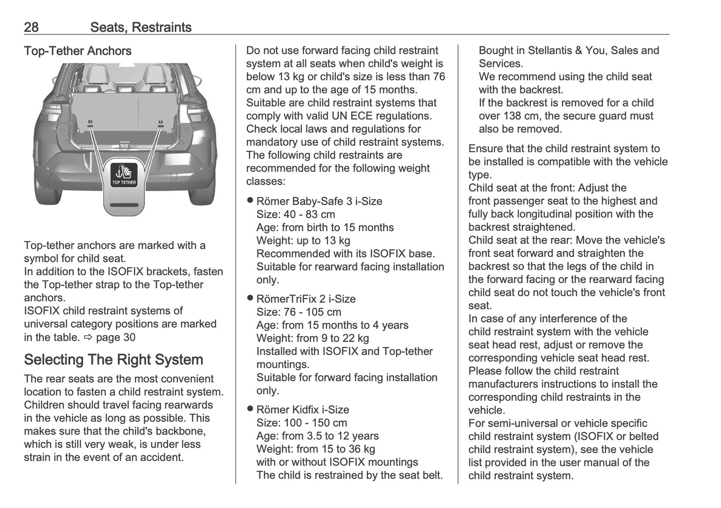 2025 Opel Frontera Owner's Manual | English