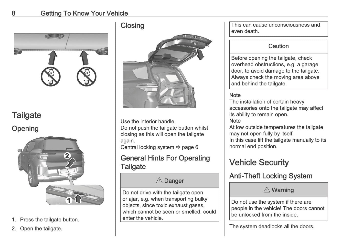 2025 Opel Frontera Owner's Manual | English