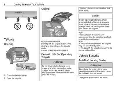 2025 Opel Frontera Owner's Manual | English