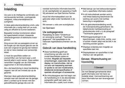 2024-2025 Opel Frontera Gebruikershandleiding | Nederlands