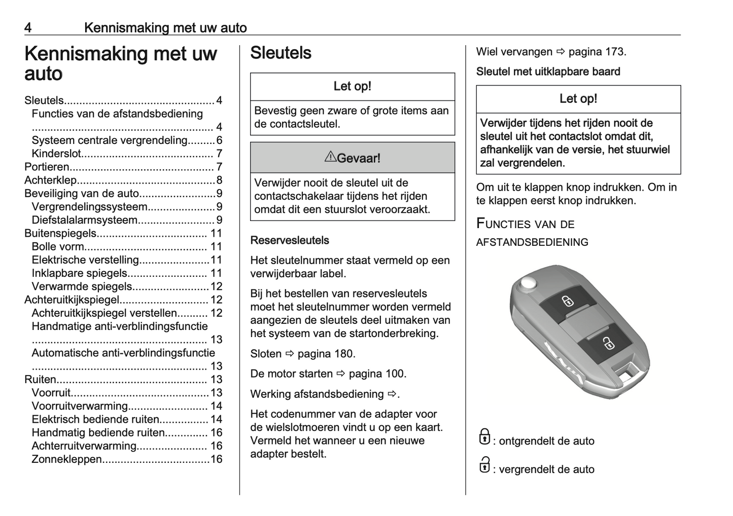 2024-2025 Opel Frontera Gebruikershandleiding | Nederlands