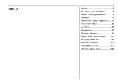 2025 Opel Frontera Gebruikershandleiding | Nederlands