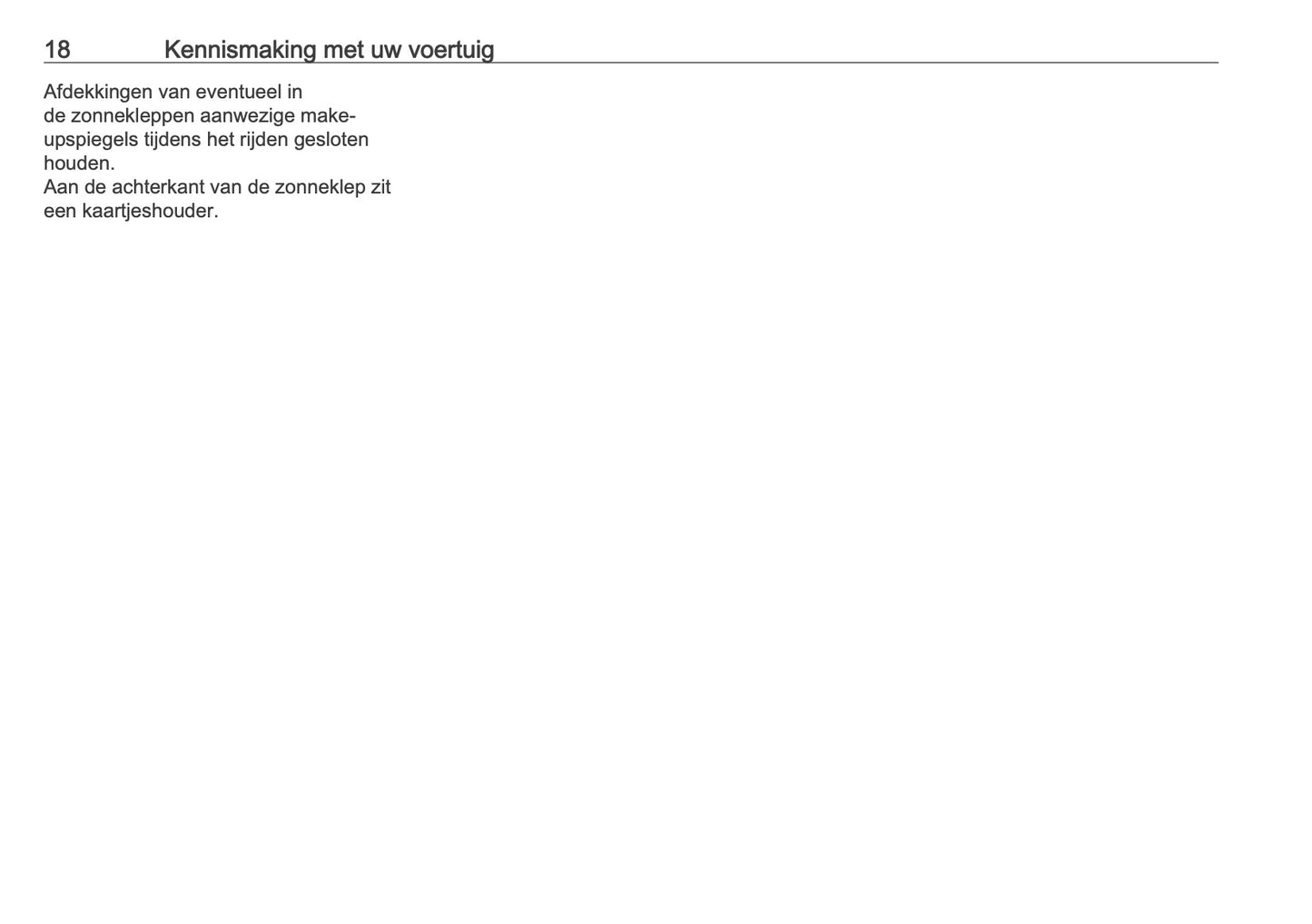 2025-2026 Opel Frontera Gebruikershandleiding | Nederlands