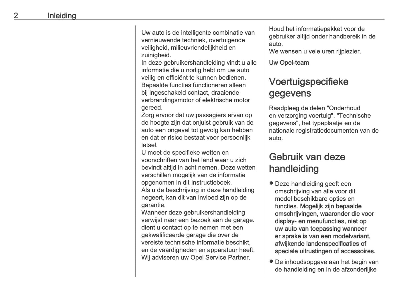 2025-2026 Opel Frontera Gebruikershandleiding | Nederlands