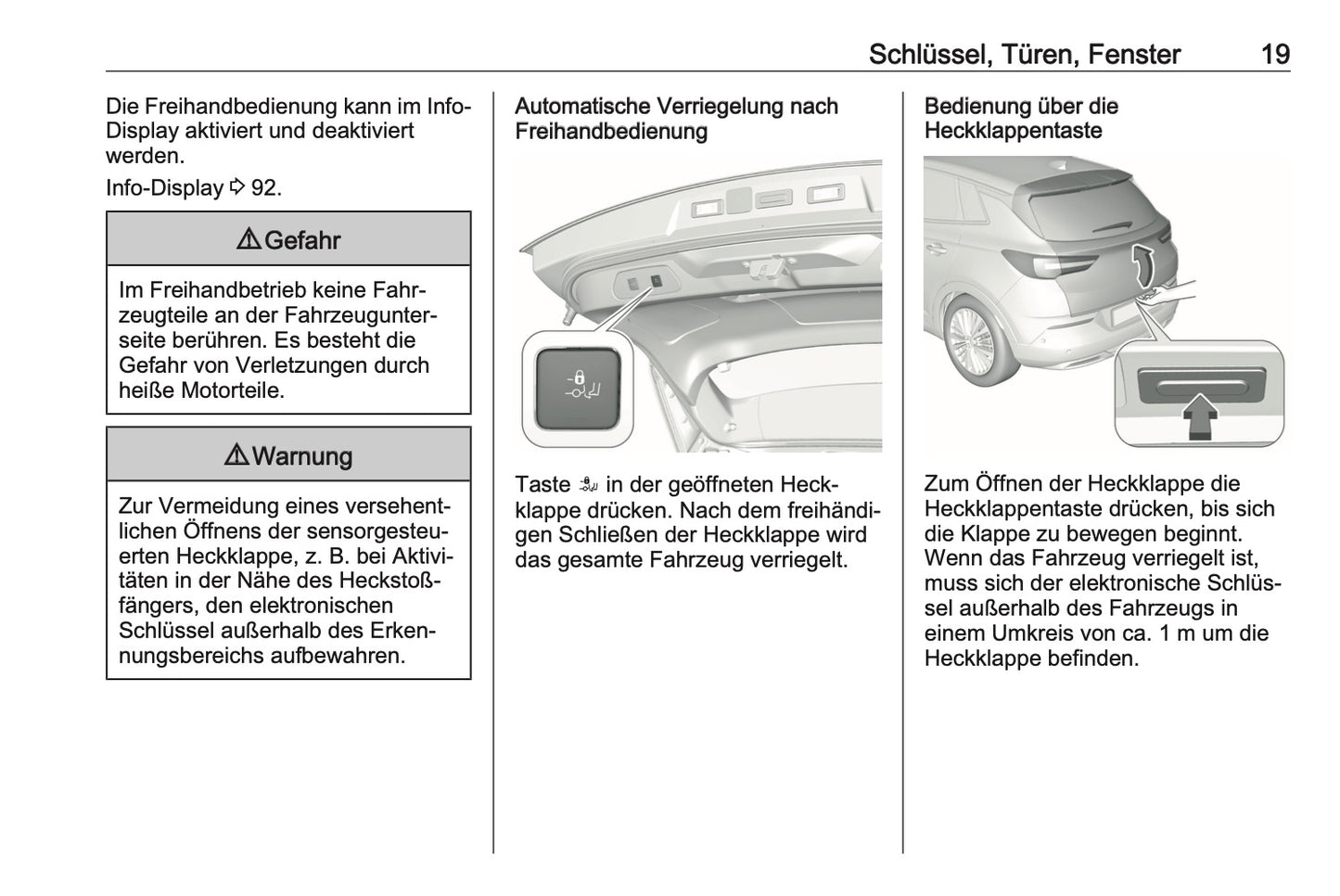 2023-2024 Opel Grandland Owner's Manual | German