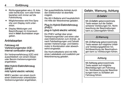 2023-2024 Opel Grandland Owner's Manual | German