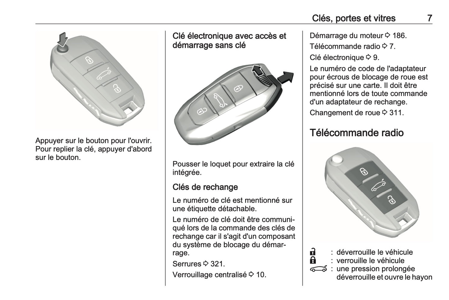 2023 Opel Grandland Manuel du propriétaire | Français