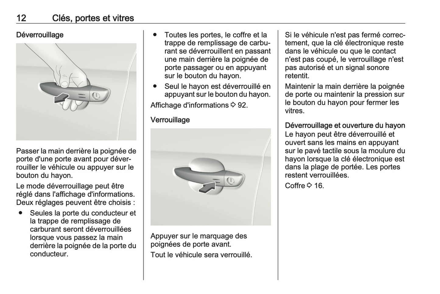 2023-2024 Opel Grandland Owner's Manual | French