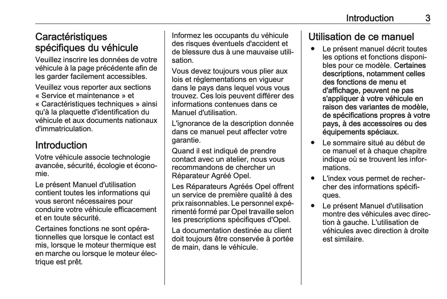 2023-2024 Opel Grandland Owner's Manual | French