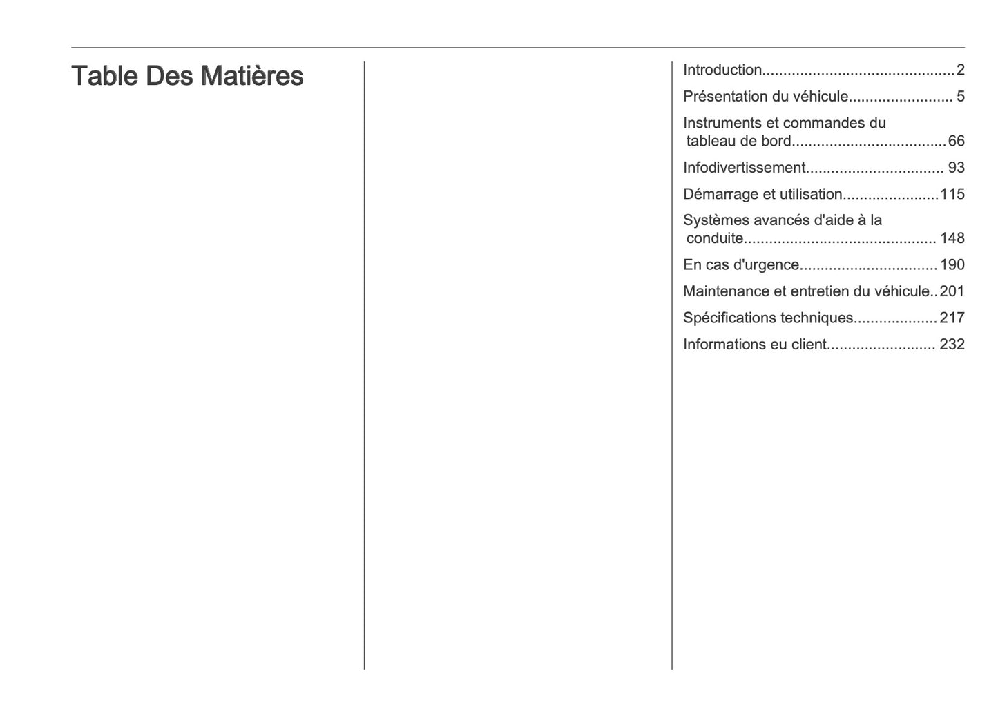 2025 Opel Grandland Manuel du propriétaire | Français