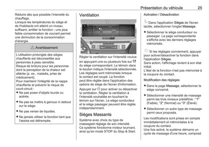 2025 Opel Grandland Manuel du propriétaire | Français