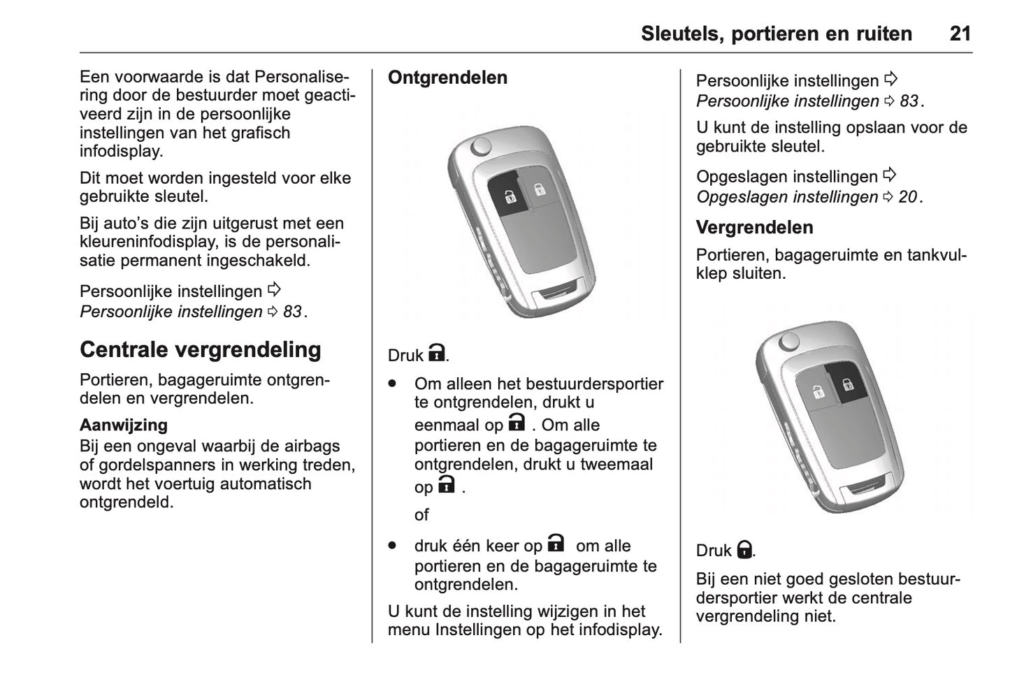 2016 Opel Karl Gebruikershandleiding | Nederlands