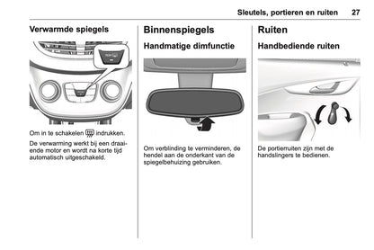 2016 Opel Karl Gebruikershandleiding | Nederlands
