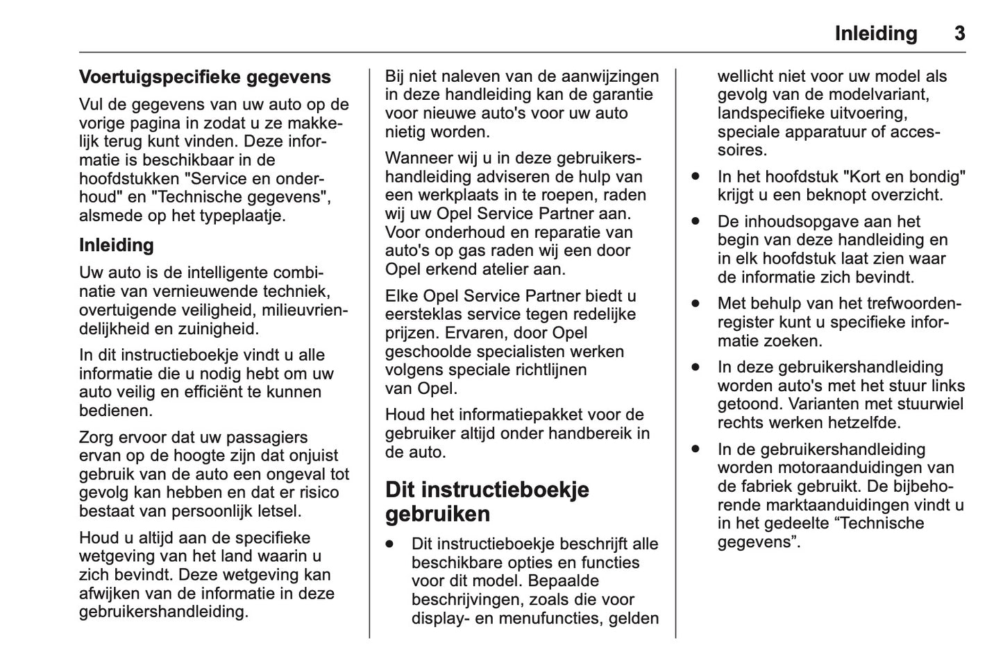 2016 Opel Karl Gebruikershandleiding | Nederlands