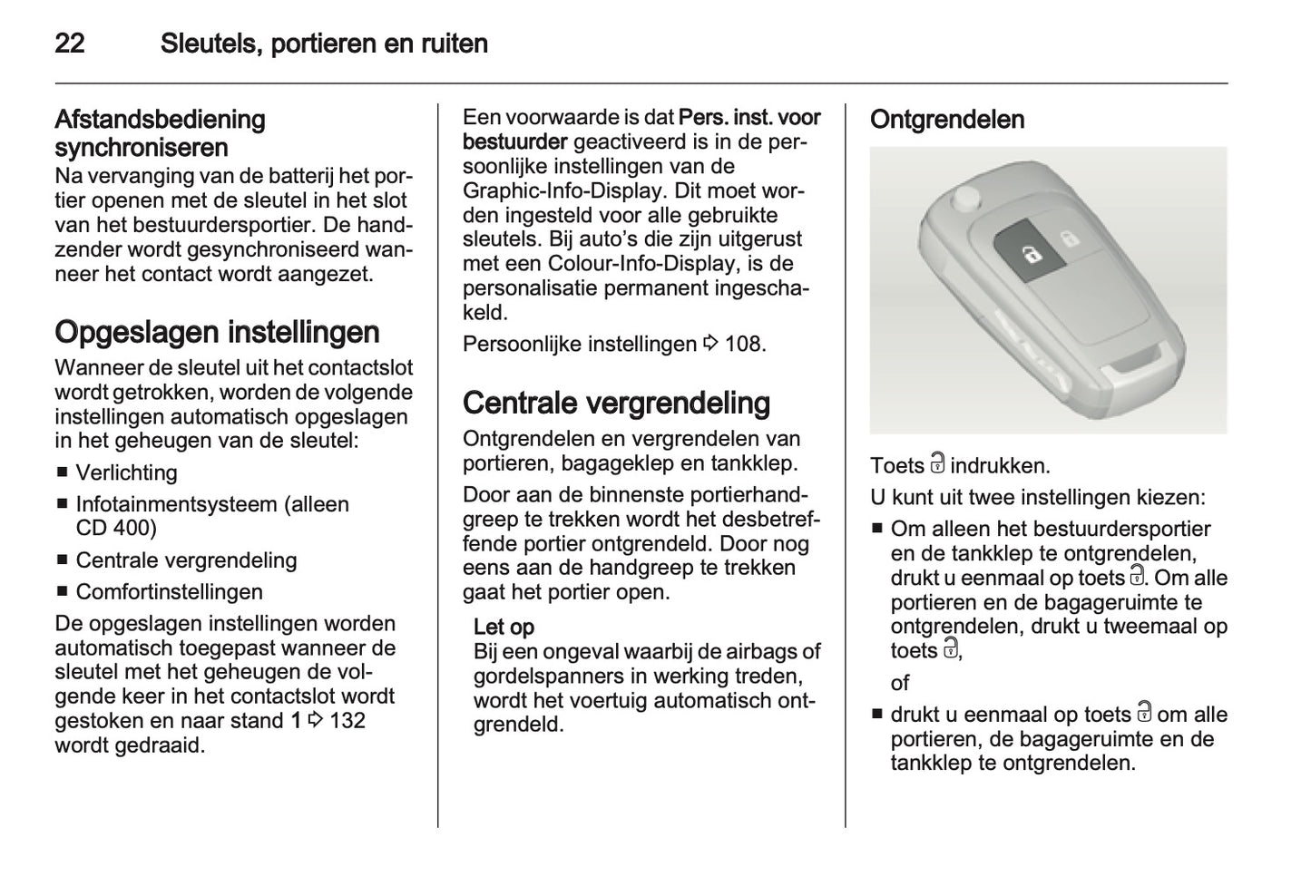 2012 Opel Meriva Owner's Manual | Dutch