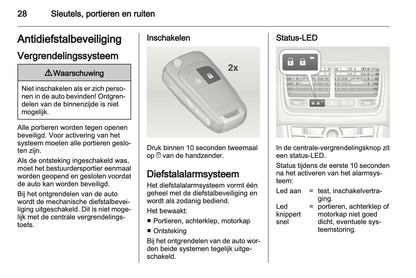 2012 Opel Meriva Owner's Manual | Dutch