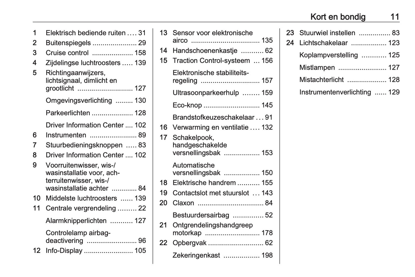 2016-2017 Opel Meriva Gebruikershandleiding | Nederlands