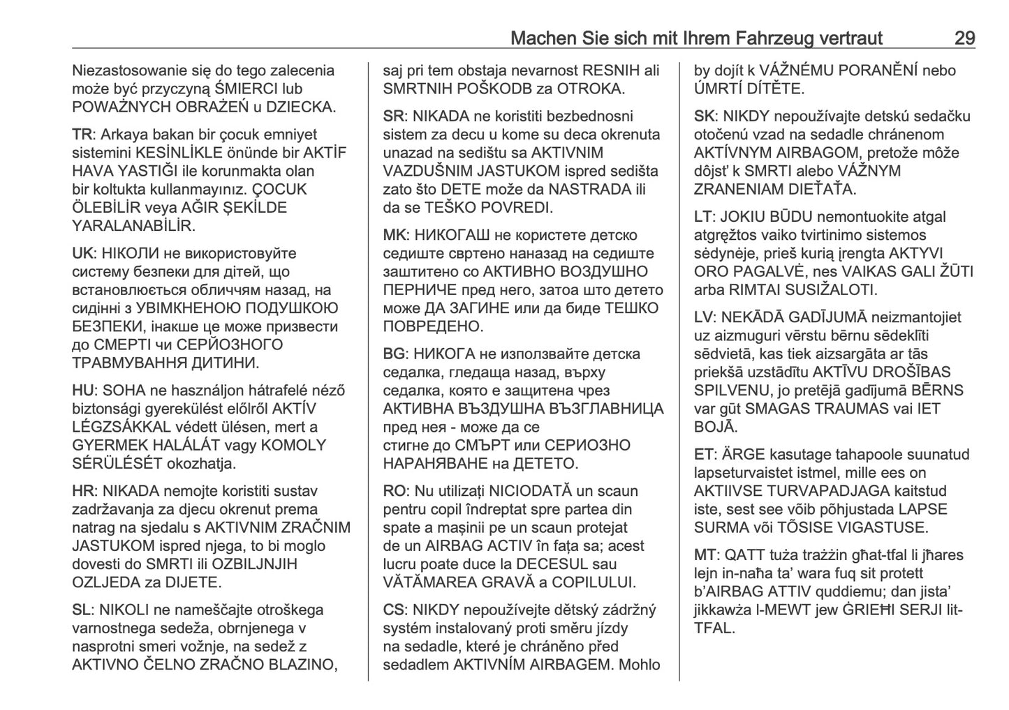 2024-2025 Opel Mokka Owner's Manual | German