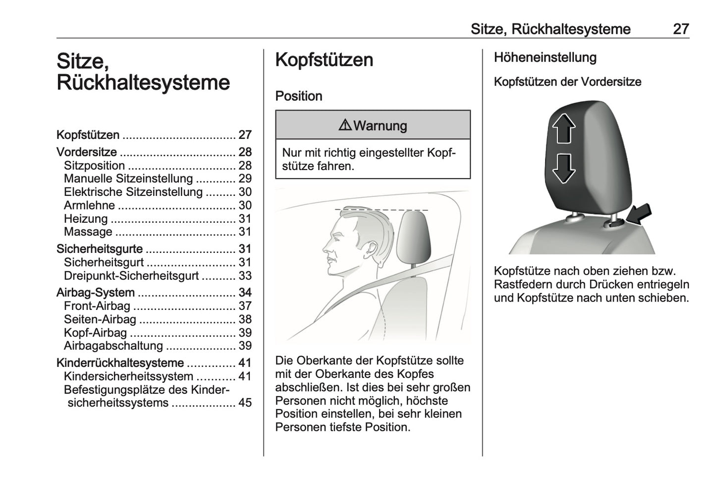 2024 Opel Mokka Owner's Manual | German