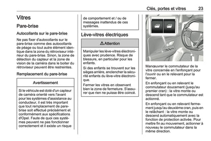 2023 Opel Mokka Owner's Manual | French