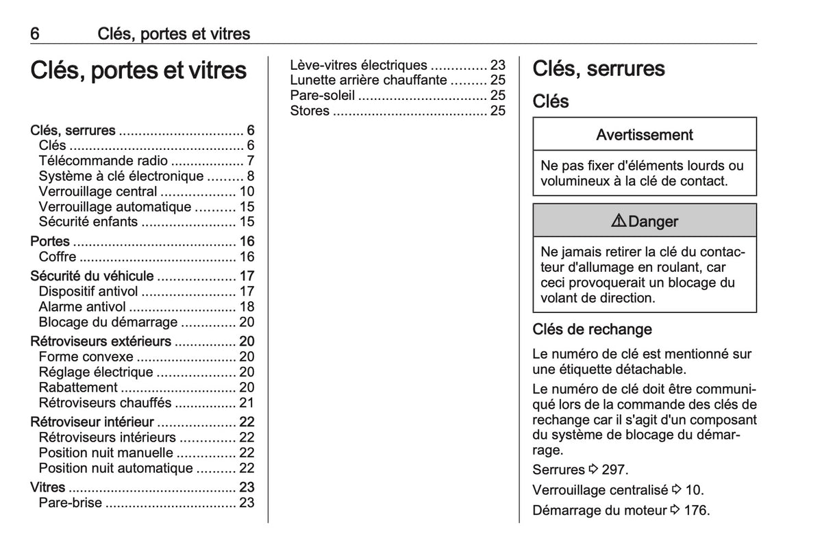 2023 Opel Mokka Owner's Manual | French