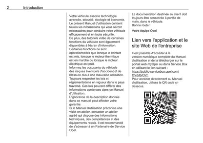 2025 Opel Mokka Owner's Manual | French