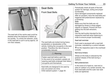 2025-2026 Opel Mokka Owner's Manual | English