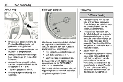2019-2020 Opel Mokka X Owner's Manual | Dutch